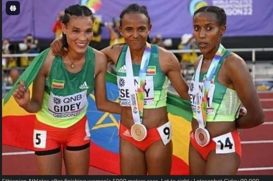 Gudaf Tsegay : Ethiopia won its fourth gold at the Wold Athletics Championship in Eugene